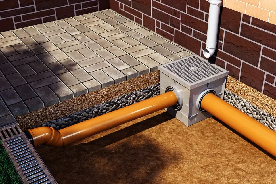 Монтаж дренажной системы