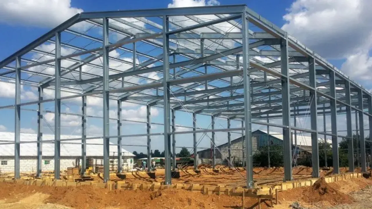 Каркасный ангар