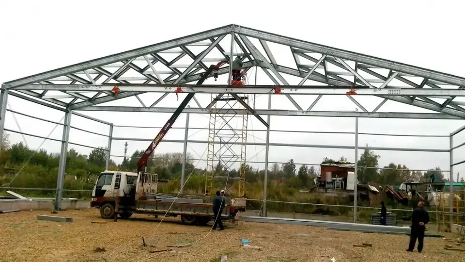 Монтаж каркаса