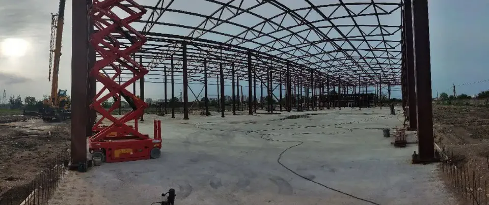 Фасад промышленного здания