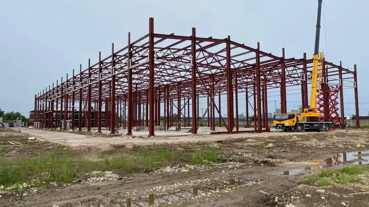 Готовый промышленный ангар