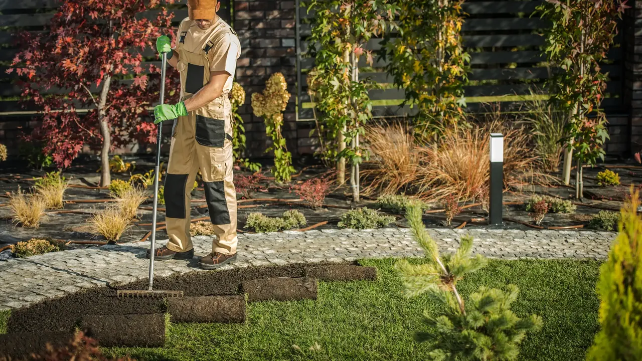 Работы по озеленению и благоустройству