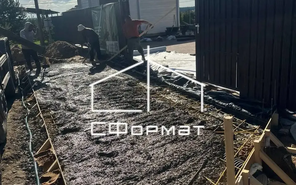 Строительный проект — монолитная плита