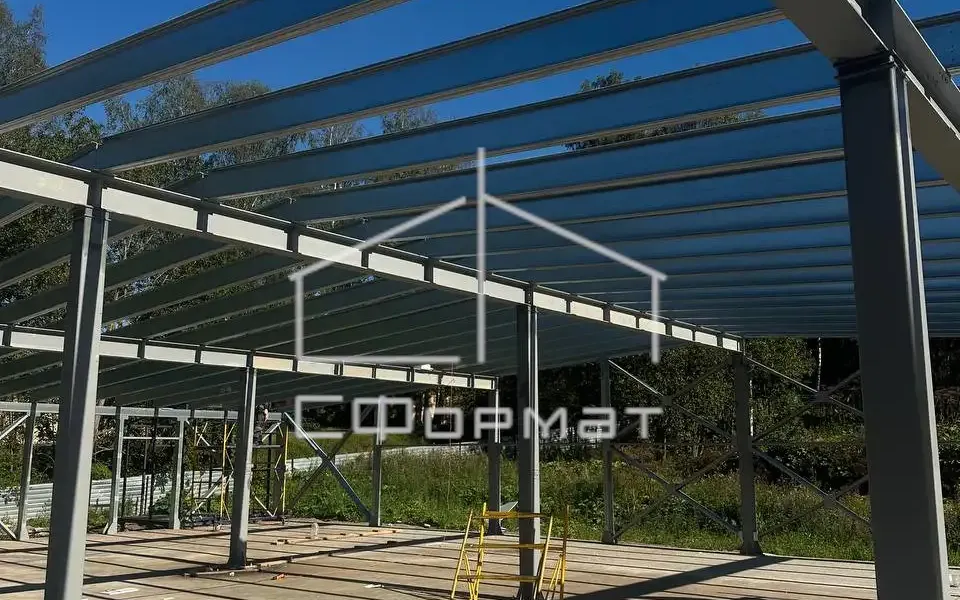 Строительный проект — монтаж металлоконструкции