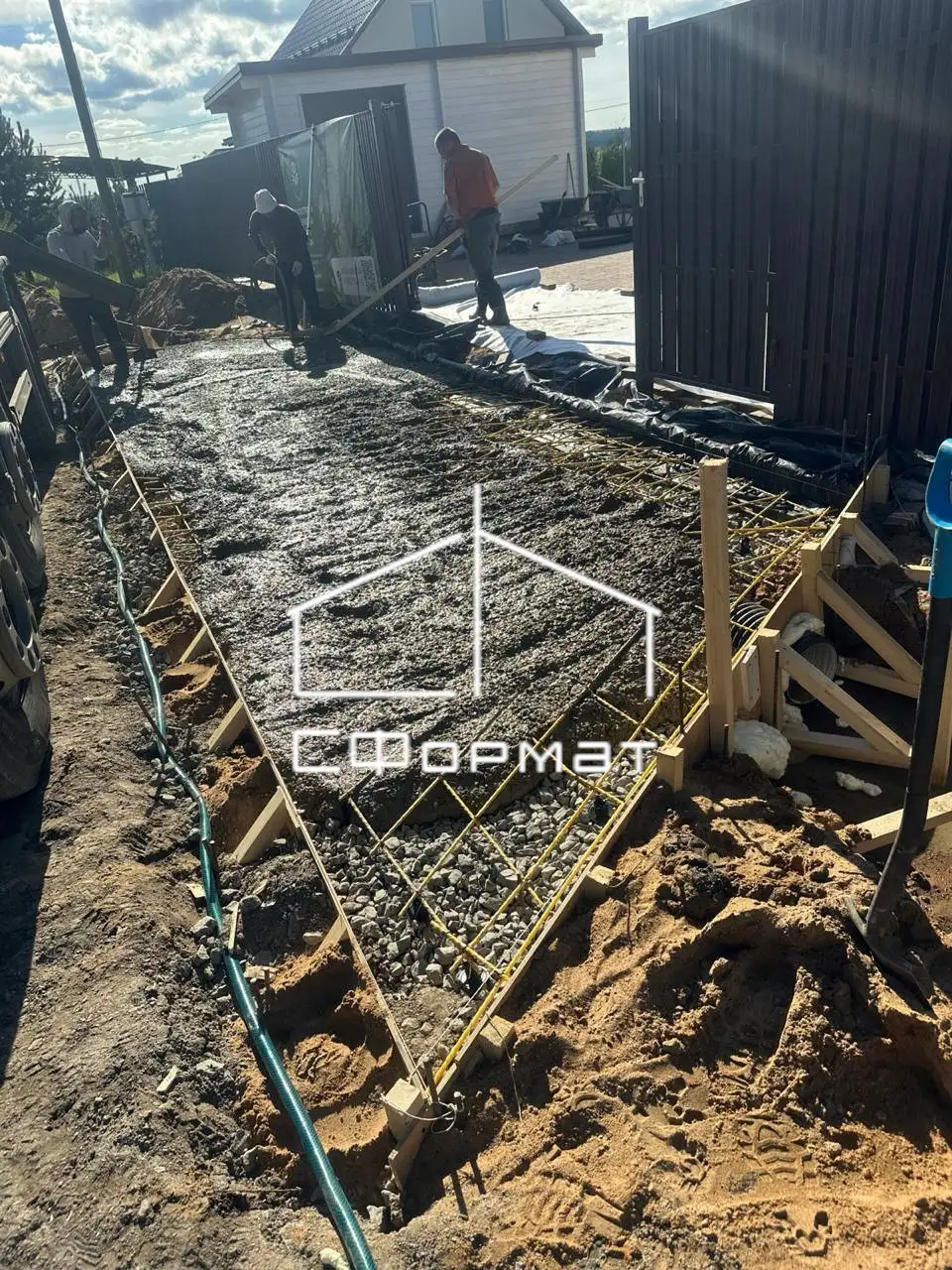 Строительный проект — монолитная плита