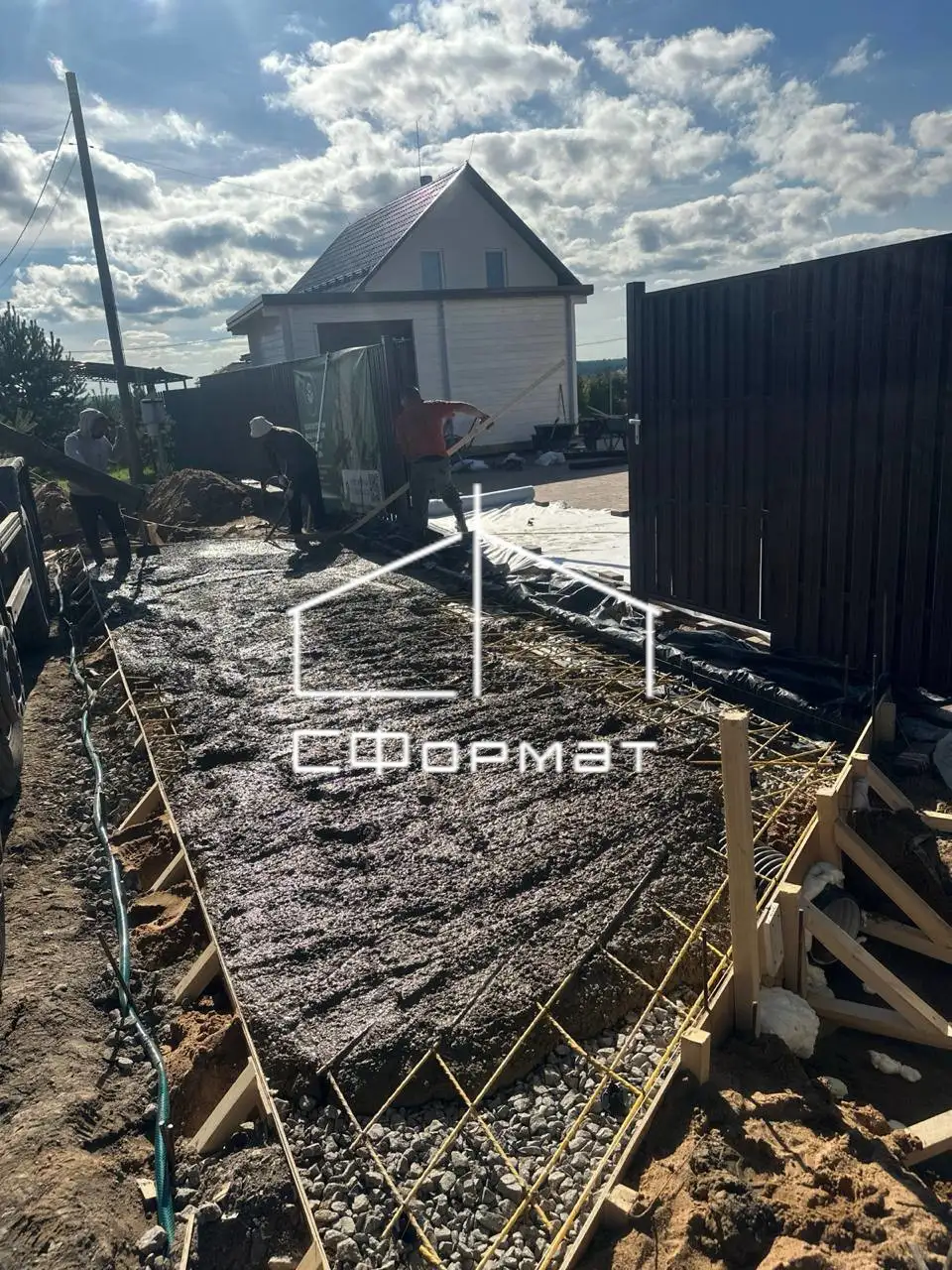 Строительный проект — монолитная плита