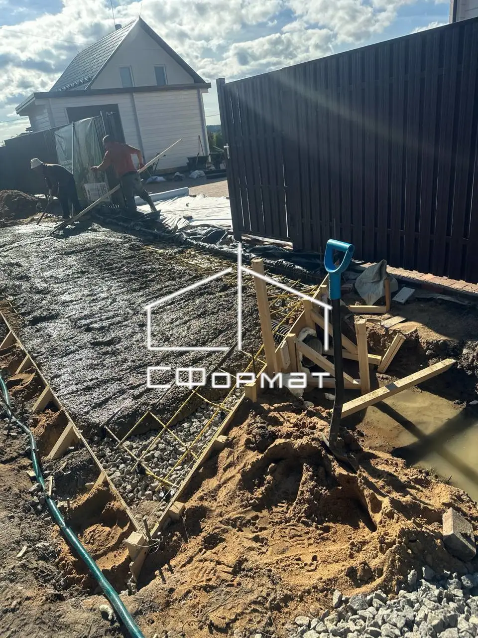 Строительный проект — монолитная плита