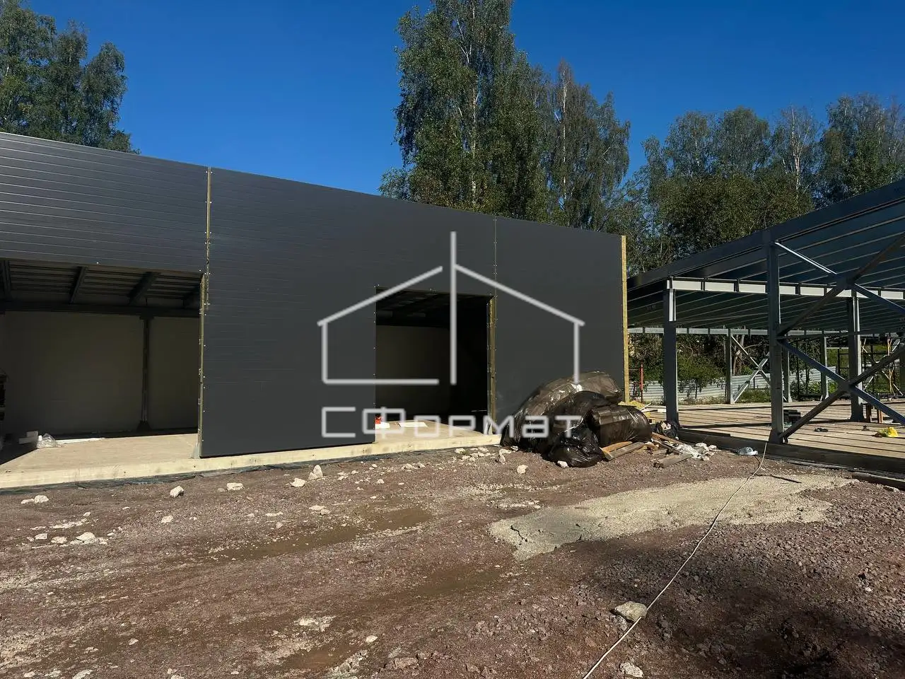 Строительный проект — монтаж металлоконструкции