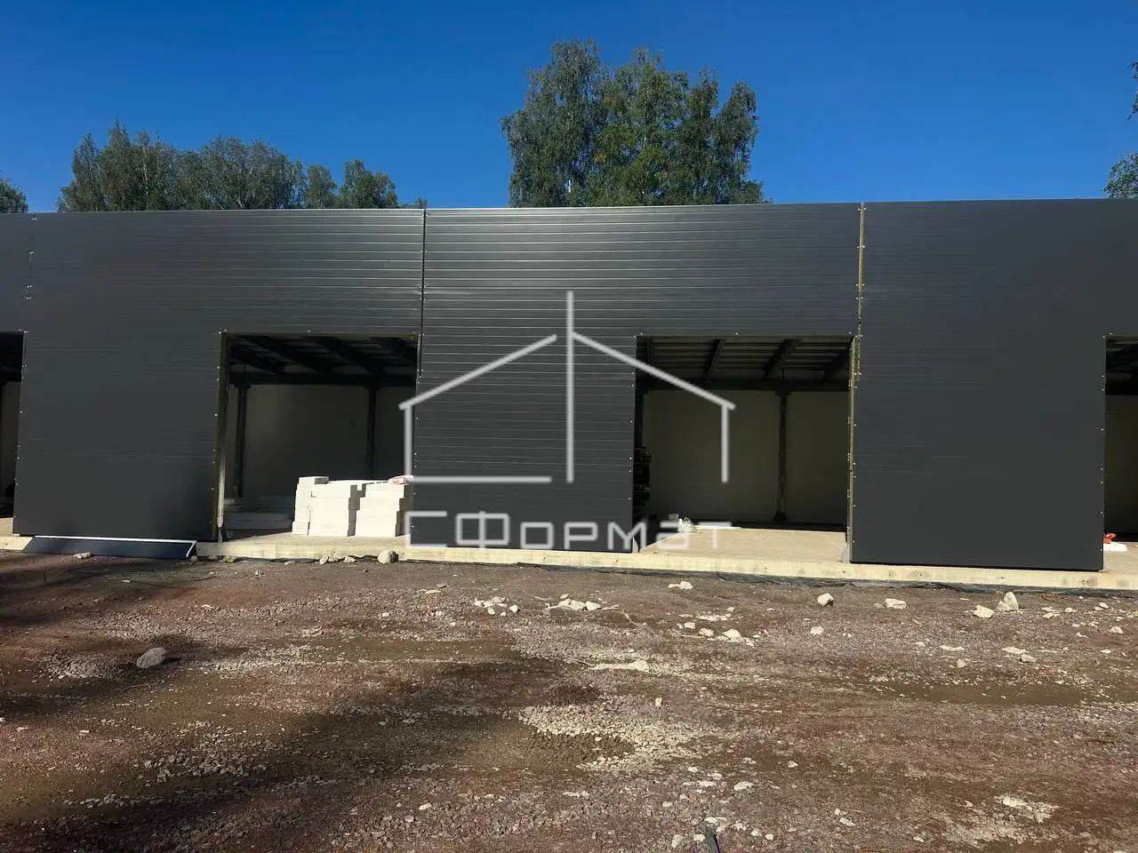 Строительный проект — монтаж металлоконструкции