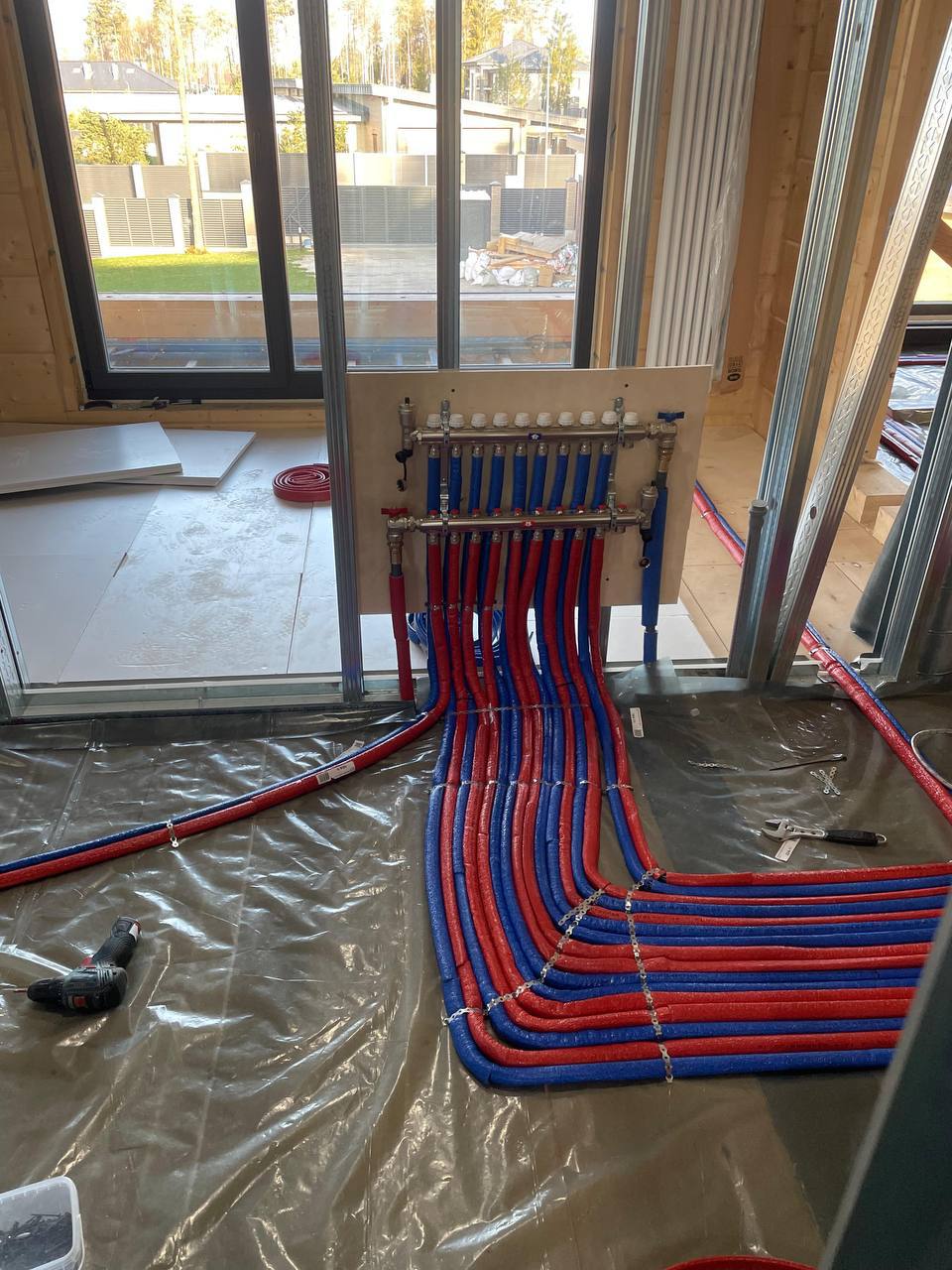 Строительный проект — сантехнические работы